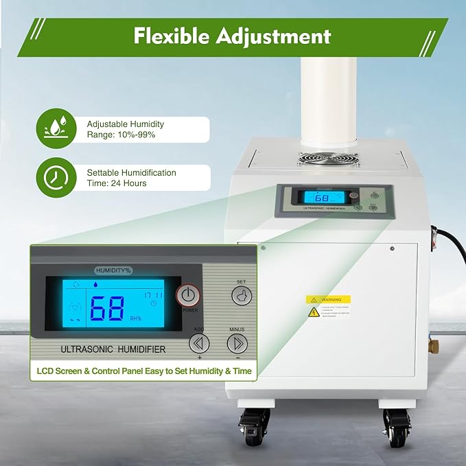 Agricultural Ultrasonic Humidifier, 110V 300W Agricultural Humidifier - Image 3