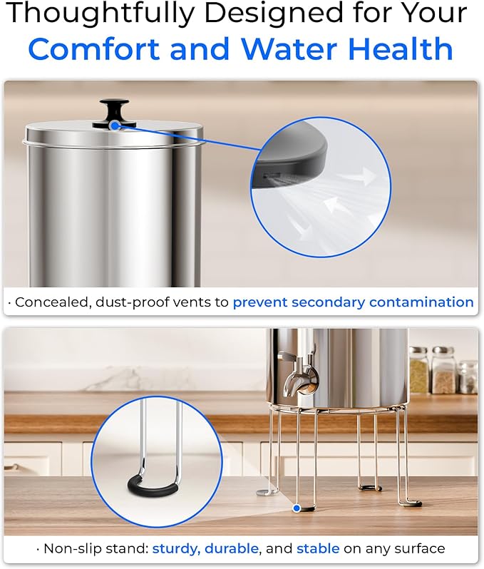 Waterdrop Gravity-fed Water Filter System, NSF/ANSI 42&372 Standard, - Image 8