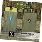 Tofficu 8pcs Hanging Trash Can Stickers Garbage Recycling Decals Material - Image 7