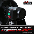 Bucktool 1.5HP Portable Dust Collector, 1100 CFM Workshop Dust Extraction - Image 4