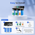 iSpring WGB31B-PF Whole House Water Filter System, SGS-Tested to Remove up to - Image 6