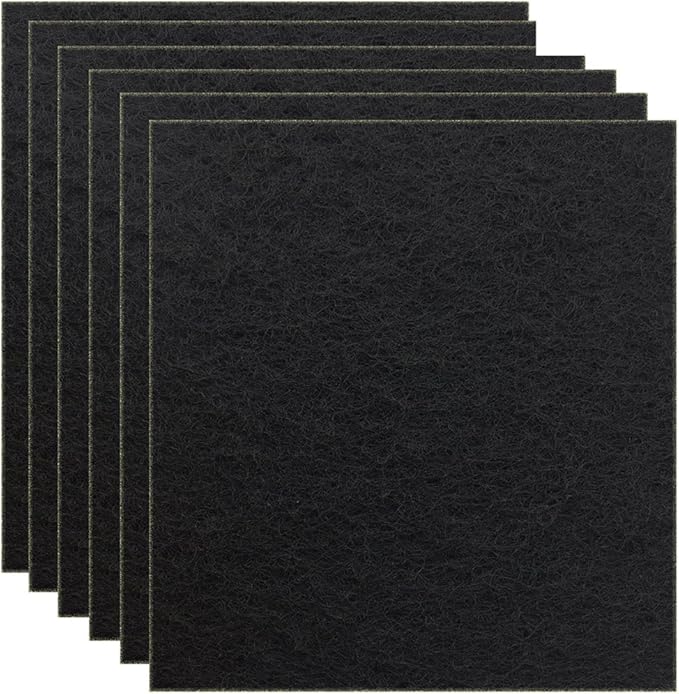6 Pack Charcoal Cat Litter Box Replacment Filter Hooded Cat Litter Boxes and by Beacozofu