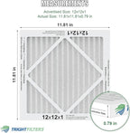 12x12x1 Air Filter 4 Pack, MERV 8 Pleated Dust Defense Air Filters Replacement - Image 2