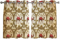 2 Panel Kitchen Cafe Curtains, Window Decor Tier Curtains by Hokiten