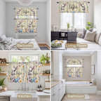 Happy Easter Kitchen Curtains Set 3 Piece - Image 4