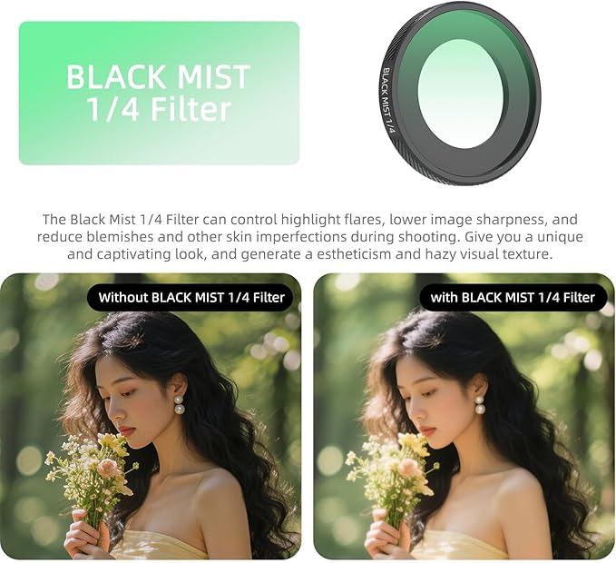 Black Mist 1/4 Lens Filter Compatible - Image 6