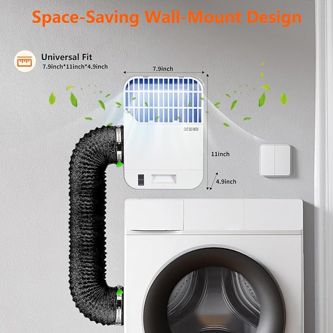 Indoor Dryer Vent Kit – 6-Layer Pro Lint Trap - Image 4