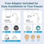 Faucet Water Filter, NSF 42 Certified Sink Water Filter - Image 6