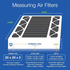Nordic Pure 20x20x5 Honeywell/Lennox Replacement Odor Reduction Merv 8 Filter 2 - Image 2