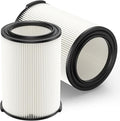2-pack Standard Wet/dry Vac VF4000 Replacement Filter, Compatible by LINNIW