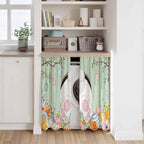 Easter Kitchen Curtains 45 Inch Long 2 Panel Set, Rod Pocket Window Treatment - Image 7