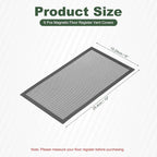 YOKIVE 6 Pcs Magnetic Floor Vent Covers, Floor Register Cover PVC Mesh Air Vent - Image 2