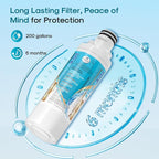 ICEPURE Alkaline LT1000PC Refrigerator Water Filter and Air Filter Replacement - Image 7