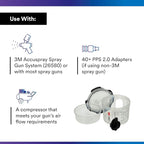 3M PPS 2.0 Spray Gun Cup, Lids and Liners Kit, 3 Ounces, 200-Micron Filter - Image 3