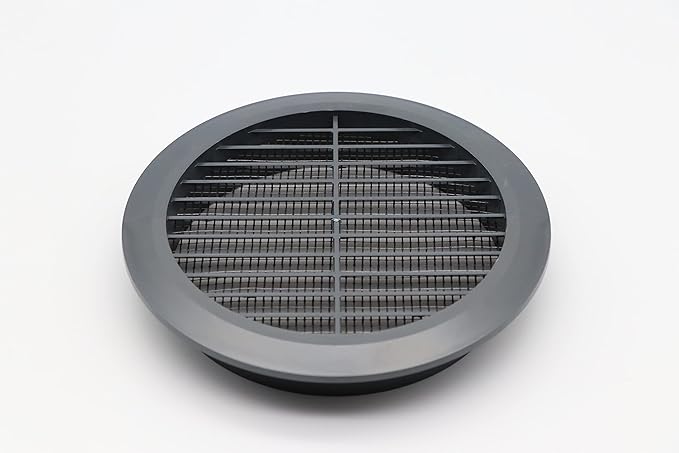 Graphite/Gray 5" Inch Round Ventilation Grille - Image 4