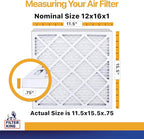 Filter King 12x16x1 Air Filter | 6-PACK | MERV 13 HVAC Pleated A/C Furnace - Image 2