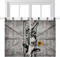 Funny Farm Animals Bedroom Curtains 63 Inch Length, Window Curtains Tab Top by Unknown