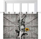 Funny Farm Animals Bedroom Curtains 63 Inch Length, Window Curtains Tab Top by Unknown