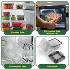 RockBerry 50 Pcs Large Food Storage Containers - Image 5
