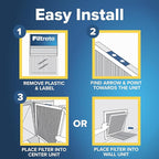 Filtrete 14x14x1 Air Filter, MPR 300, MERV 5, Clean Living Basic Dust 3-Month - Image 3