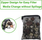 10 Pcs 12.2" x 15.9" Filter Media Bags, Extra Large Fish Tank Media Mesh - Image 4
