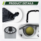 YEEDO 45RFE 545RFE 68RFE Transmission Filter Oil Pan Gasket Kit Fit - Image 3