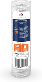Aquaboon Whole House 5 Micron 10 x 2.5 String Wound Sediment Water Filter - Image 8