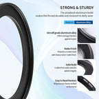49-52mm Step-Up Ring Adapter, 49mm to 52mm Step Up Filter Ring - Image 3