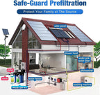 iSpring WGB21BM+AHPF12MNPT16X2 2-Stage Whole House Water Filtration System w/ - Image 8