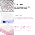 100 Pcs Nail Dust Collector Filter No-Spilling Filters Replacement Paper - Image 6