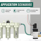 Industrial Grade 4-Stage Air Drying System, 1/2" NPT - Image 6