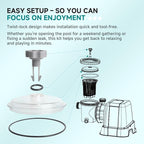 Replacement SF80110-1 Leaf Trap Cover w/Valve & O-Ring Compatible - Image 6