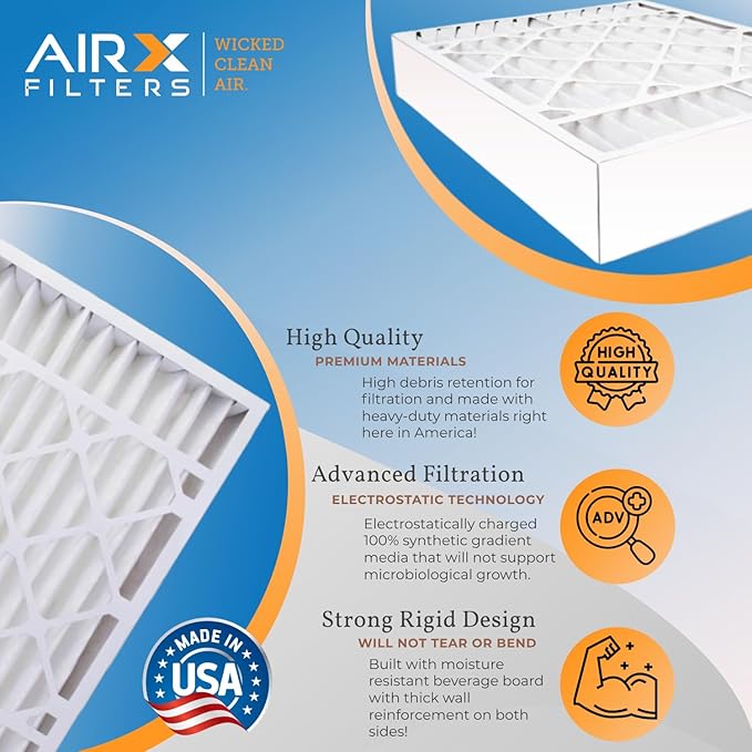 AIRX FILTERS WICKED CLEAN AIR. 20x24x4 Air Filter MERV 13 Electrostatic Pleated - Image 4