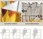 Red Yellow Sunflowers Swag Valances - Image 5