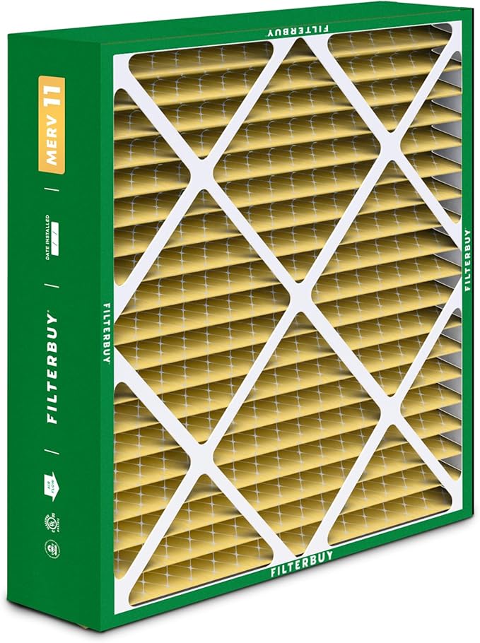 Filterbuy 20x20x5 Air Filter MERV 11 Superior Pet & Allergy Defense, Pleated - Image 9