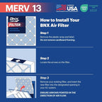 BNX TruFilter 20x25x5 MERV 13 Air Filter - Image 8