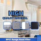 BP57 Range Hood Filter with Light Lens 11-3/8 x 11-3/4 In 1-Pack Stove Hood - Image 4