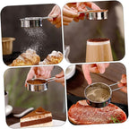 Luxshiny 2pcs Stainless Steel Flour Sieve - Image 3