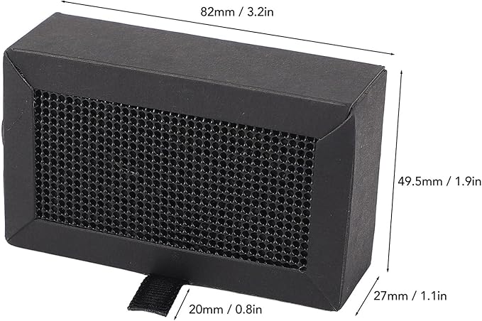 Walfront 2PCS 3D Printer Filter Replacement Activated Carbon Purifier Block - Image 6