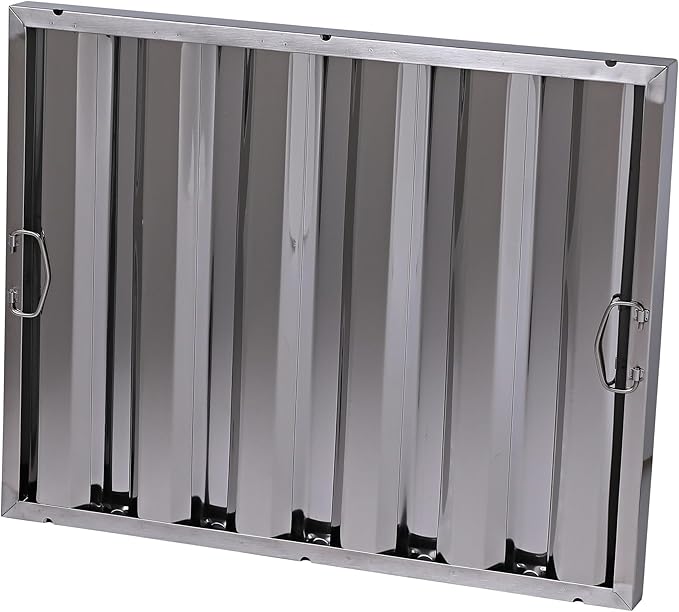 25" x 20" Stainless Steel Commercial Hood Filter – Dishwasher Safe, Welded - Image 8