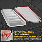 KaTur 1 Pair Universal Car ABS Decorative Air Flow Intake Scoop Turbo Bonnet - Image 4