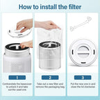 2 Pack B-D02L/M05 Replacement Filter Compatible - Image 7