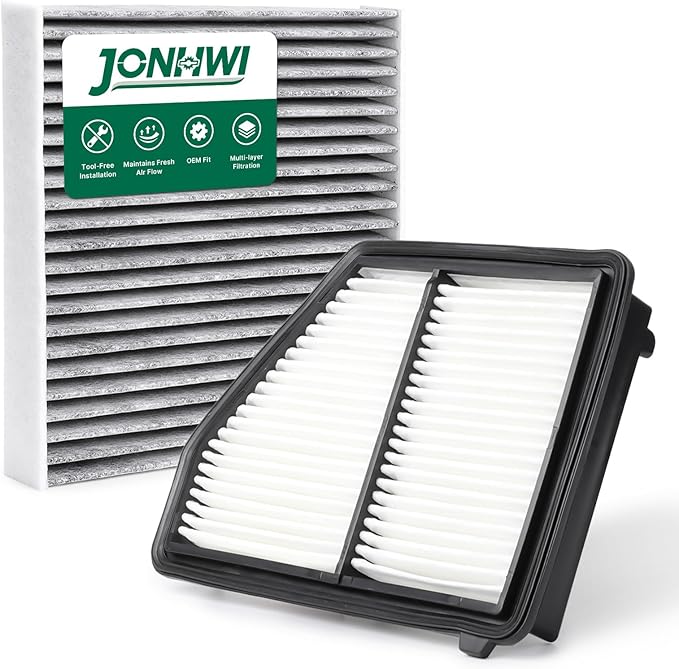 Engine & Cabin Air Filter Compatible by Makeyourlifeeasier