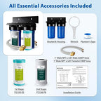 iSpring US21B-CPB 4-Layer High Capacity Under Sink Water Filter, Bad Taste & - Image 8