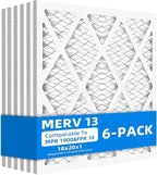 18x20x1 Furnace Air Filters, MPR 1900 & FPR 10, MERV 13 Pleated Air Filter by Chenzhit