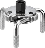 WORKPRO Adjustable Oil Filter Wrench, Universal 3"–5-1/2" Heavy Duty 3-Jaw Oil by WORKPRO