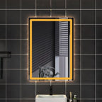 500 X800 mm Illuminated Backlit LED Bathroom Mirror, Wall Mounted Multifunction by JSLJDM