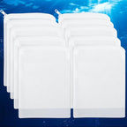Segarty Filter Media Bags, 10 Pack 0.5mm Fine Mesh 7.7 x 6 Inch White Reusable - Image 7