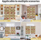 2 Panel Kitchen Cafe Curtains, Desert Camels Sunlight Filtering Nature Air - Image 6