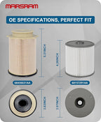Marsram 6.7 Cummins Fuel Filter Water Separator Set fits - Image 7